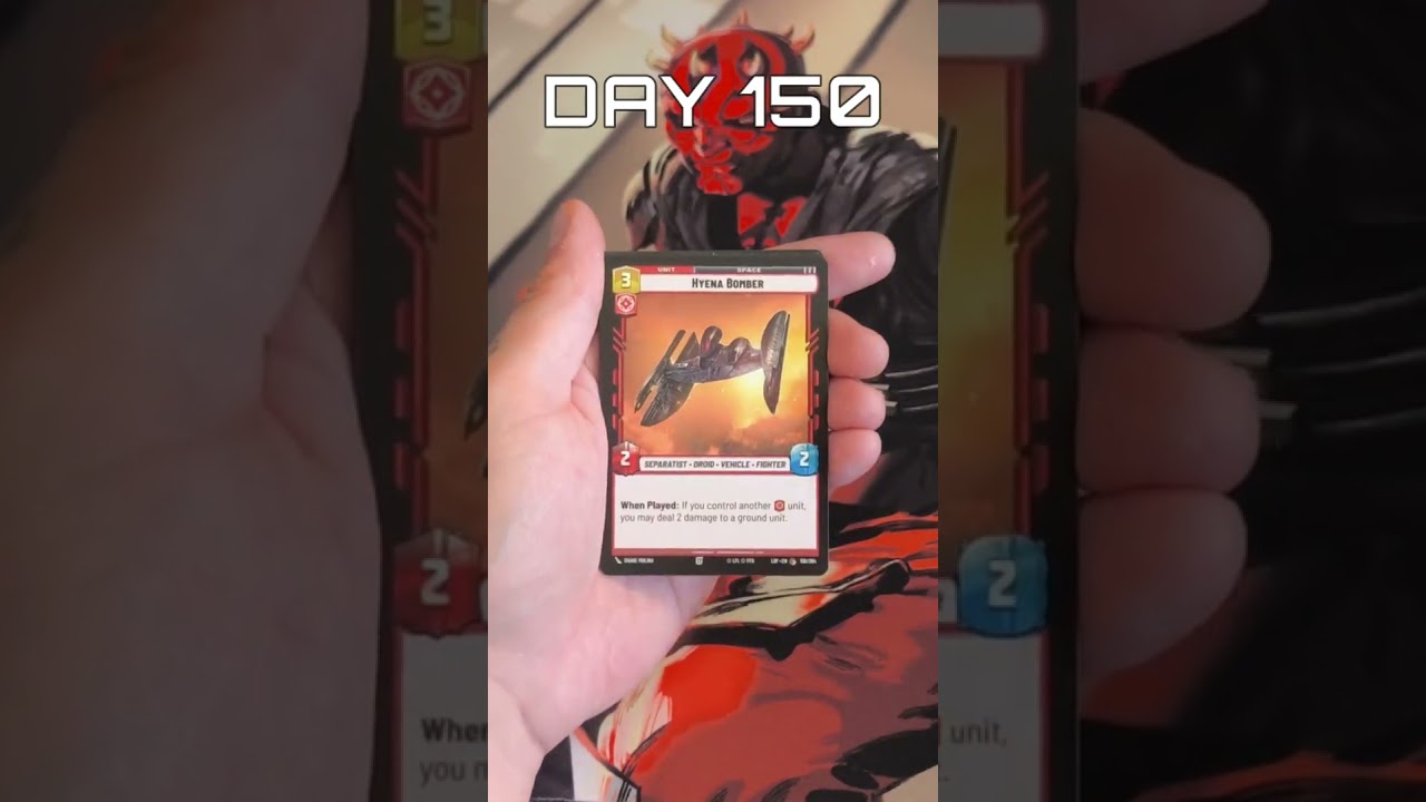Opening a pack every day: Day 150 #swu #starwarsunlimited #packopening