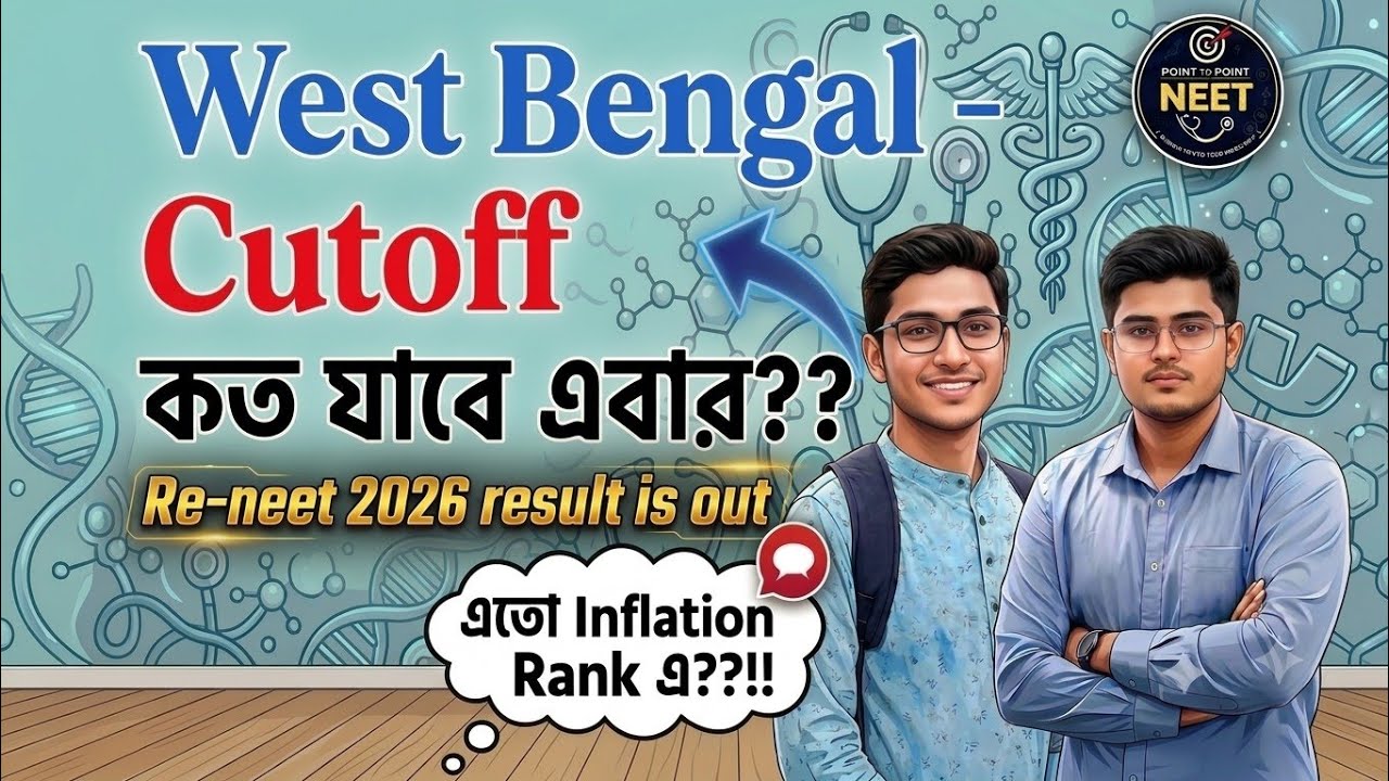 West Bengal NEET 2026 Cutoff কত যাবে এবার??🤔🤔 GMC Category-Wise Safe Score After Re-NEET Result#neet