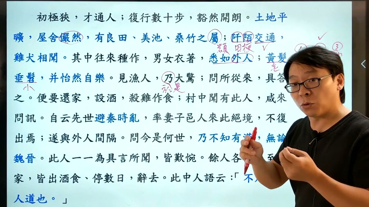 核心古文 22桃花源記