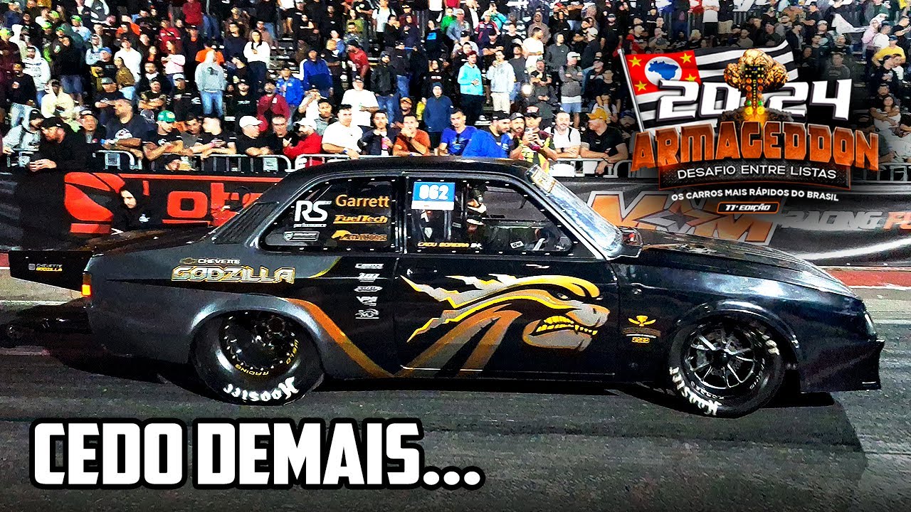CHEVETTE GODZILLA SAIU CEDO DEMAIS DO ARMAGEDDON SÃO PAULO