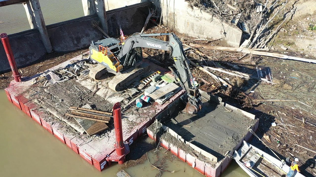 Update:  Sanford Drone Dam Failure before/after comparison