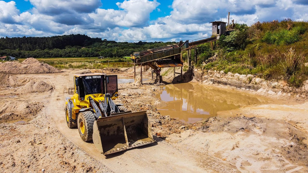 Lavador de Areia Desativado.
