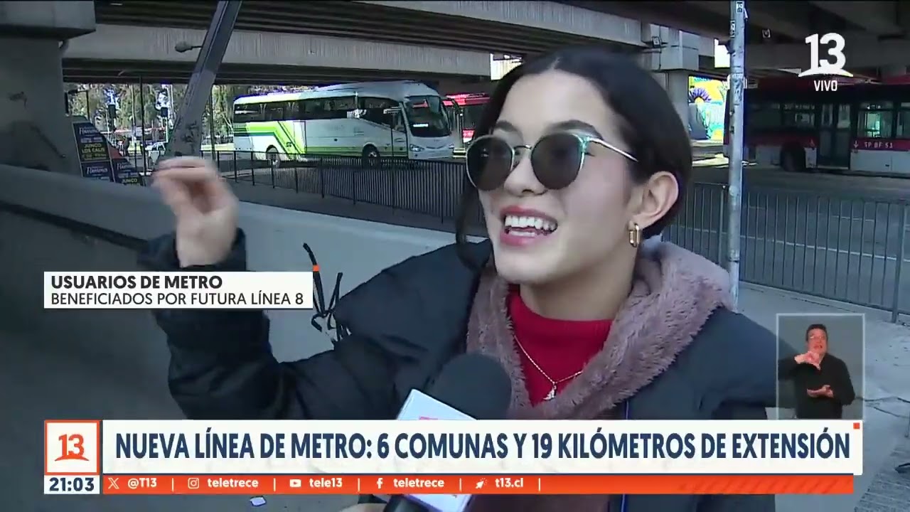 Línea 8 del Metro De Providencia a Puente Alto en solo 23 minutos