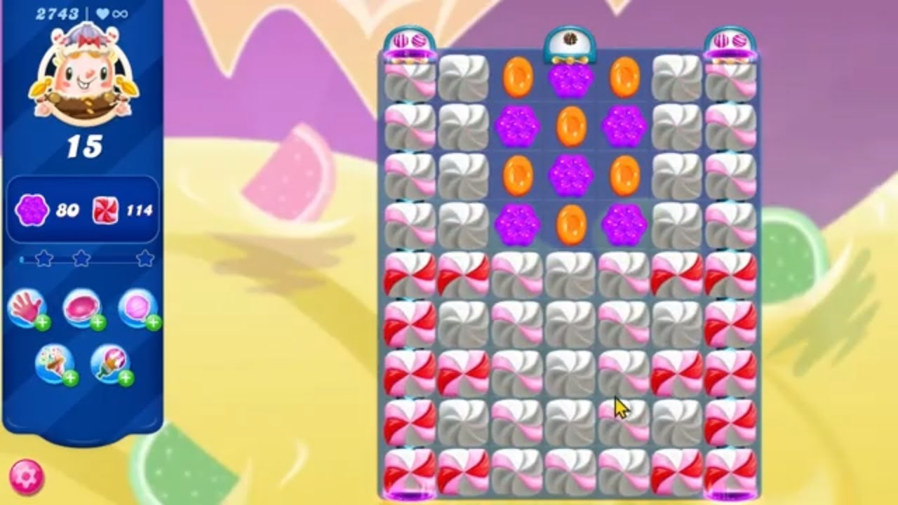 Candy Crush Saga LEVEL 2743 NO BOOSTERS (new version)🔄✅