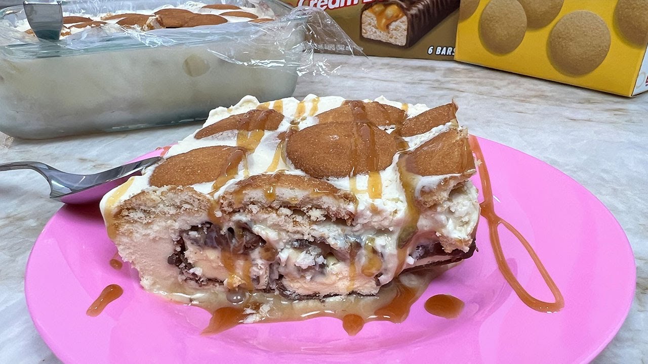 Giant Twix Ice Cream Cake