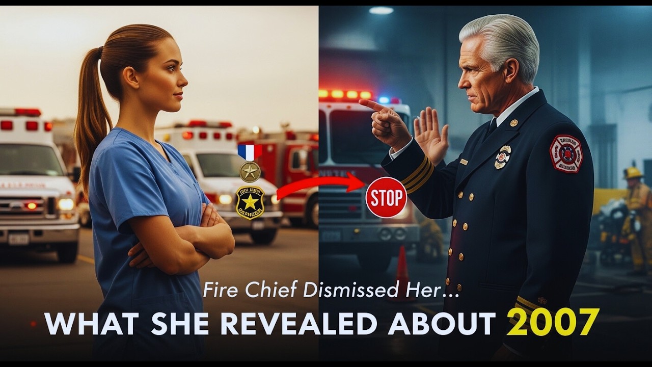 THE FIRE CHIEF DISMISSED THE YOUNG NURSE — WHAT DID SHE REVEAL ABOUT 2007?