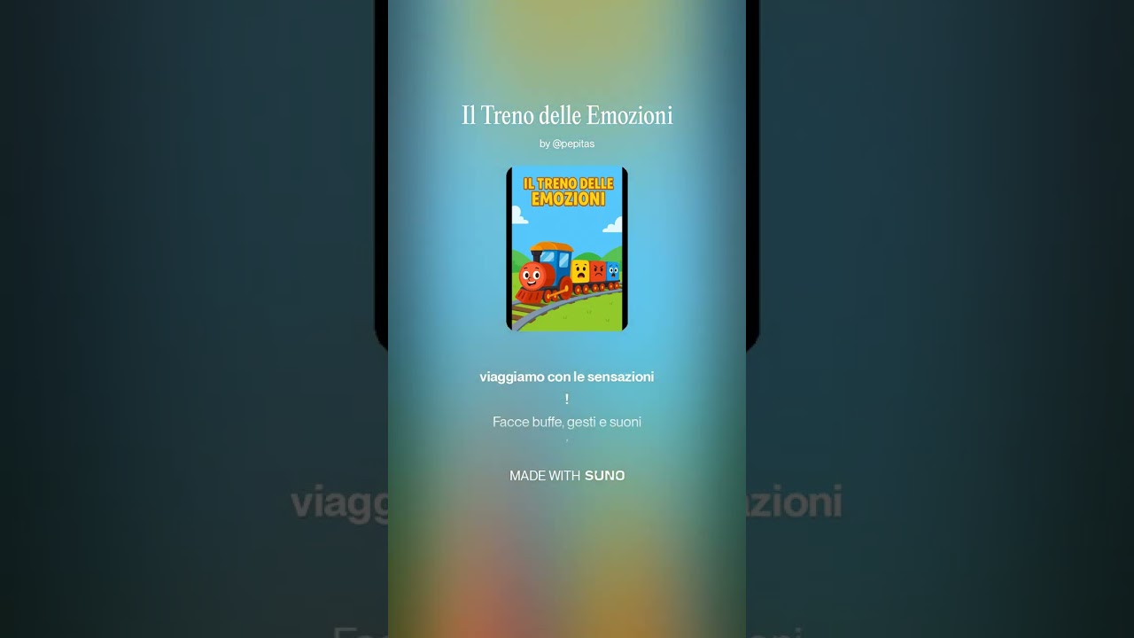 ll Treno delle Emozioni 🚂 | Canzone Educativa per Bambini sulle Emozioni