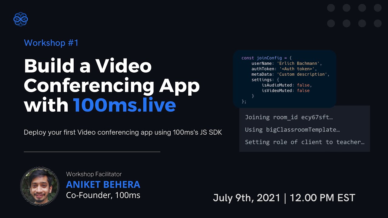 Building a Video Conferencing App with 100ms.live