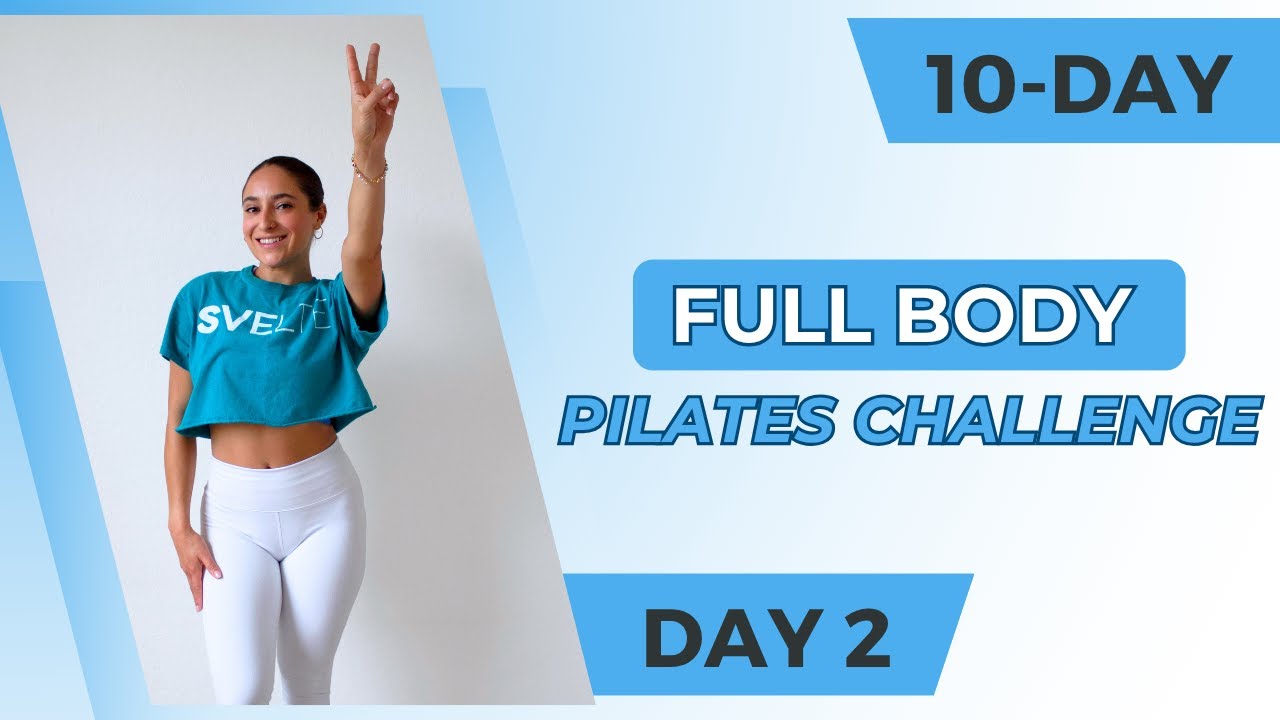 10-Day Full Body Pilates Challenge - Day 2 | Fat-Burning + Calorie Burning | At-Home Pilates