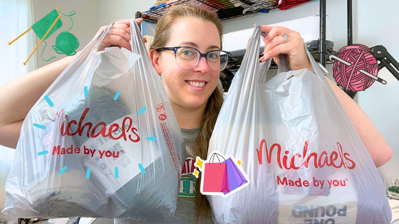 🧶 Yarn Haul! First Time Shopping at Michaels | Trying New Yarn & Crochet Patterns
