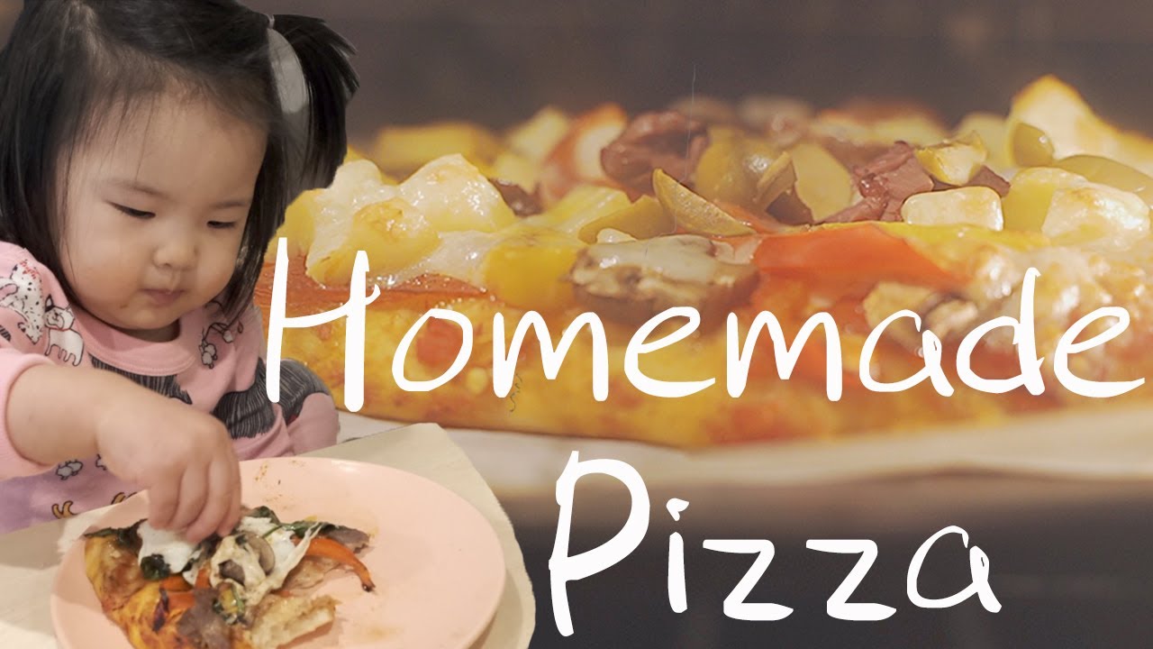 【圣诞节宝宝吃什么】1岁+宝宝辅食！挑食宝宝也爱的低盐健康版披萨🍕 | 有面有肉还有菜，又香又软又拉丝，全家一起吃！Kids Friendly Healthy Homemade Pizza