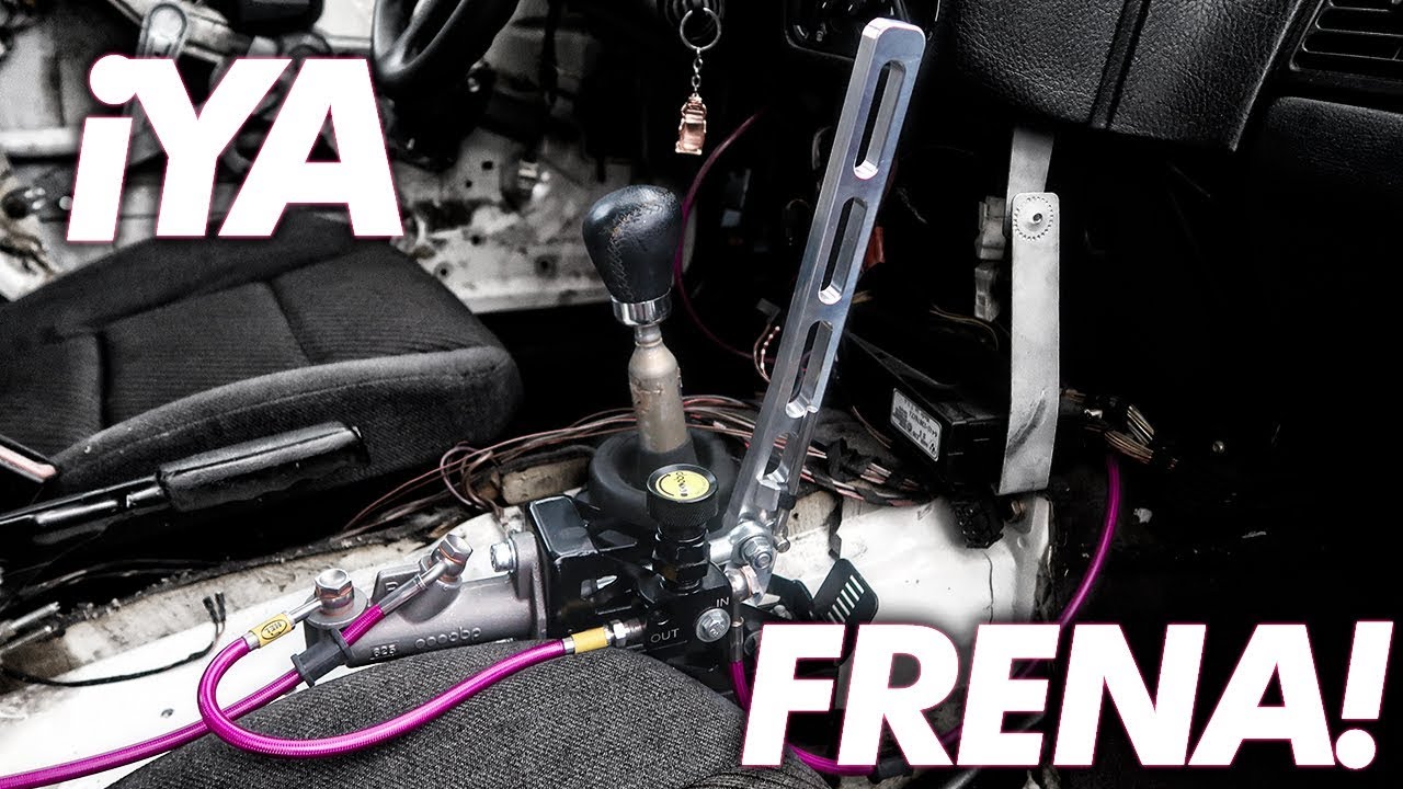 FRENO DE MANO HIDRÁULICO EN EL BMW E36 (Como instalar fácil) 💥