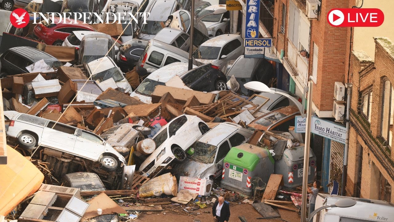 Live: Search and rescue operations underway in eastern Spain following flash floods