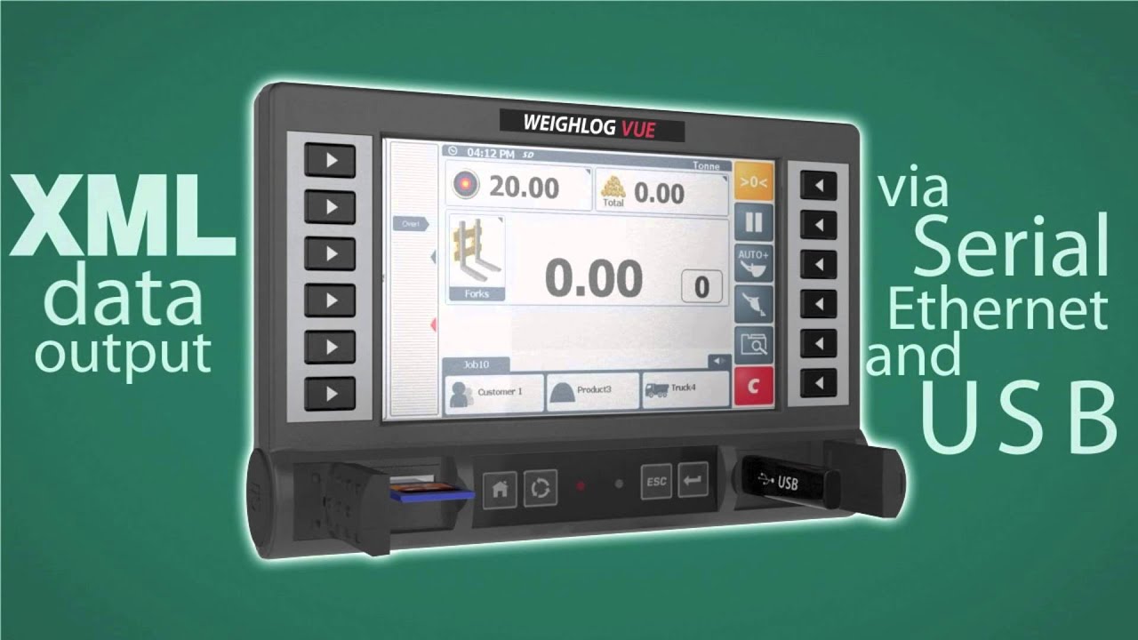 Loup Electronics Weighlog Vue Wheel Loader Scale