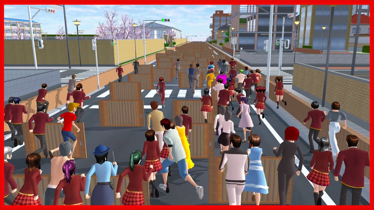 Obstacle Race || SAKURA School Simulator