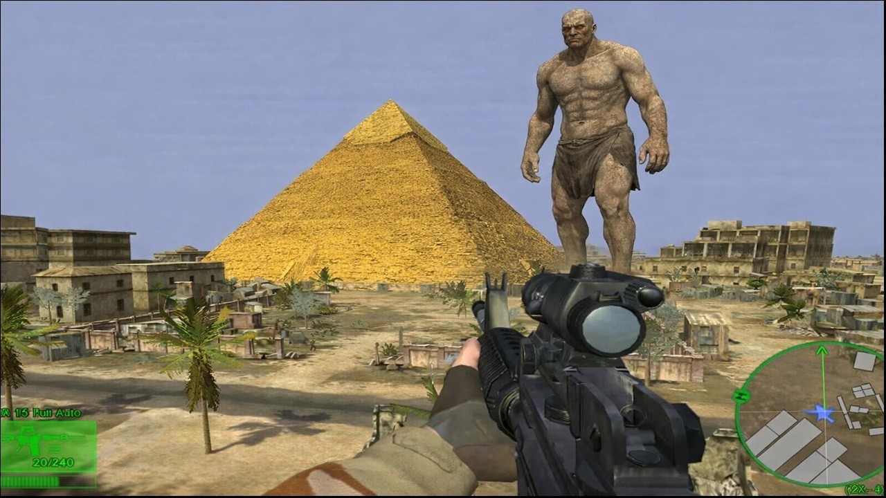 Simulador de soldado Americano,  Delta Force Black Hawk Down