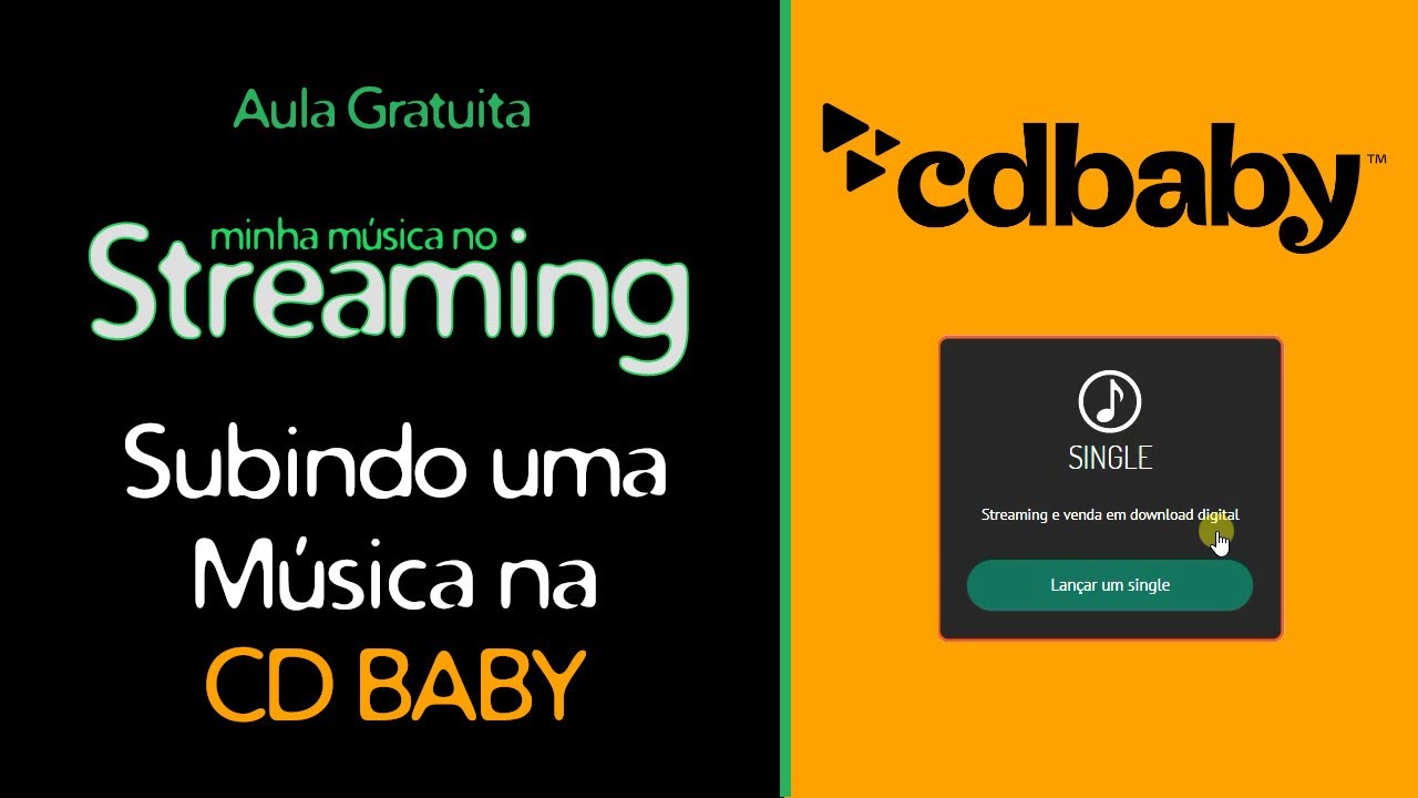 Subindo uma música na Cd Baby - Aula Gratuita do curso Minha Música no Streaming