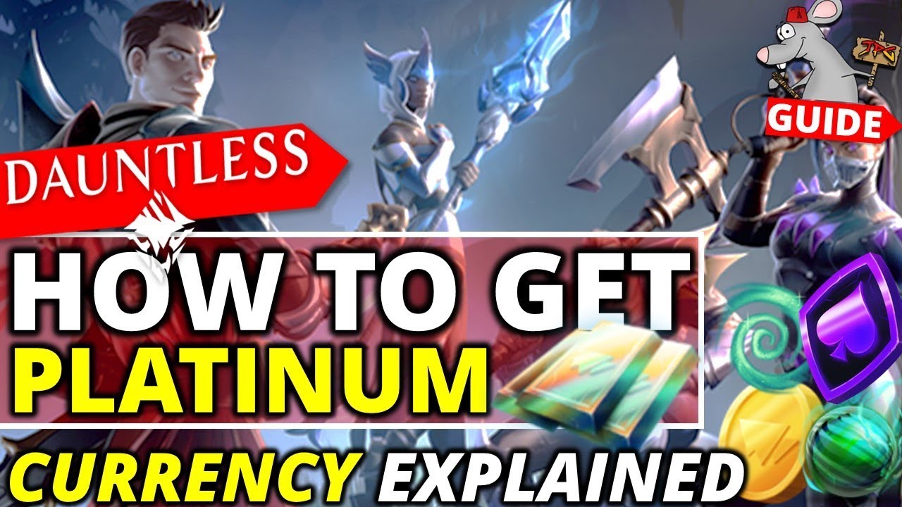 Dauntless PS4 Xbox HOW TO GET PLATINUM? Cheaper Huntpass! Currency Explained