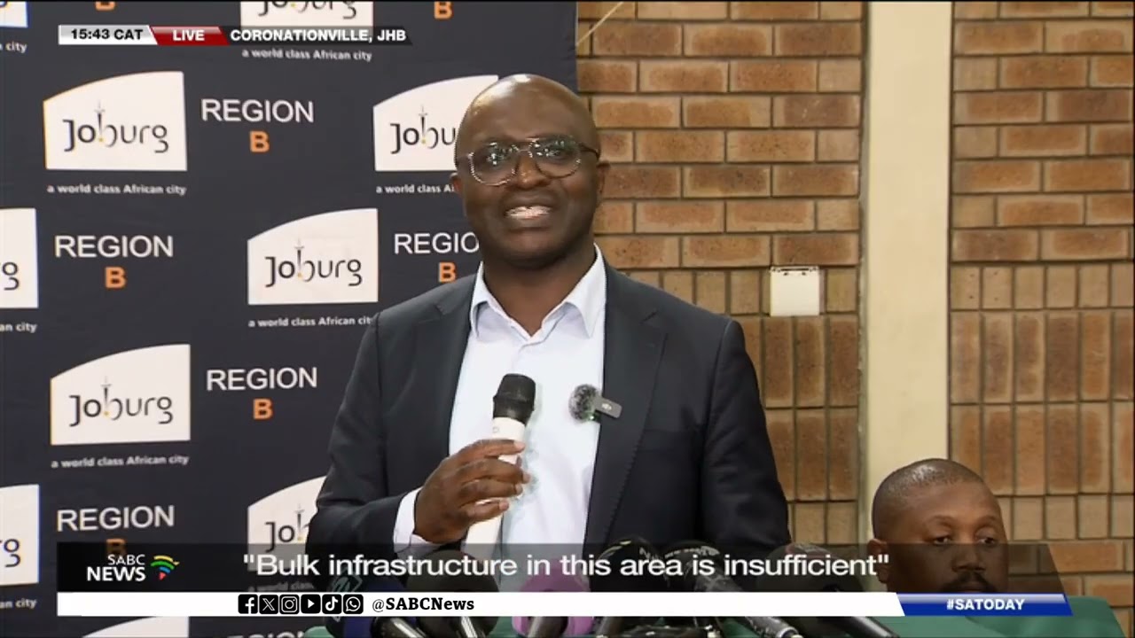 Update on the state of water supply in Johannesburg
