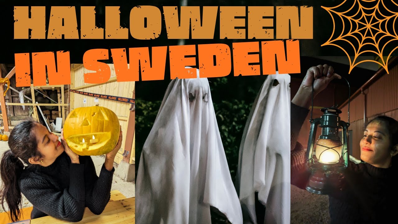 ස්වීඩන් වල Halloween 🎃බය කරන්න ඉන්නේ ඉස්කෝලේ ගුරුවරු ටික 🎃👻🕸️🕷️🧙‍♀️🧛‍♂️#sweden #malmö #98bredas