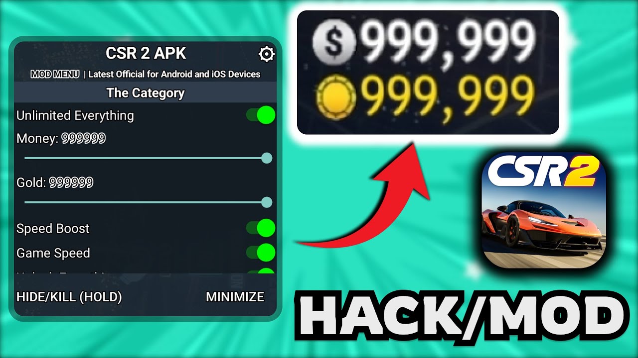 CSR Racing 2 Hack 2026: Unlimited Money & Gold MOD APK (iOS & Android Working)