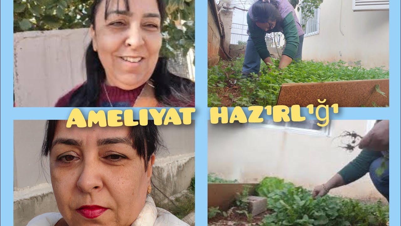 İKİNCİ  KEZ AMELİYAT MASASINA YATIYORUM❌ HAZIRLIKLARI BAŞLADI❌BAHÇEMDEN MAYDANOZ BİÇTİM..