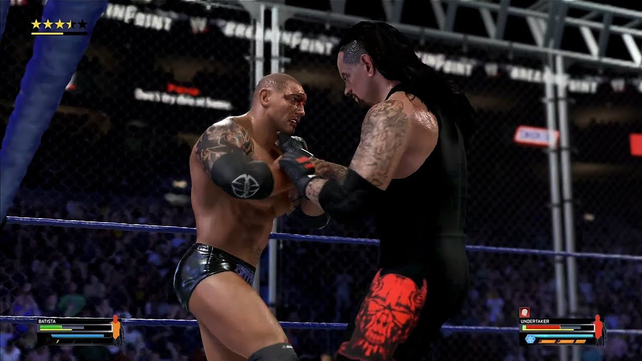 WWE Breaking Point 2009 Batista vs. Undertaker Steel Cage IC Title Match