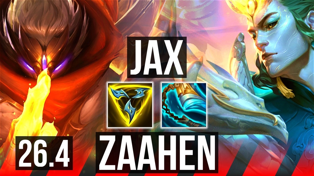JAX vs ZAAHEN (TOP) | EUW Challenger | 26.4