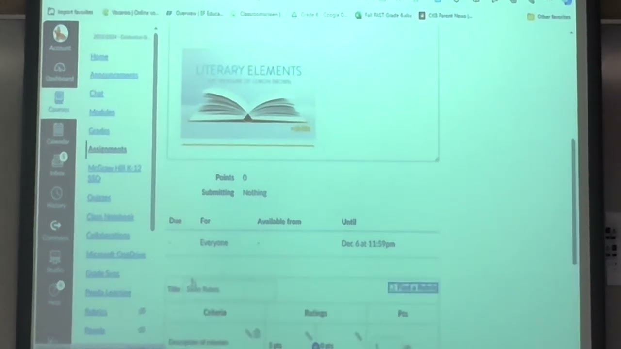 Techmas - Pfeiffer CANVAS Rubric