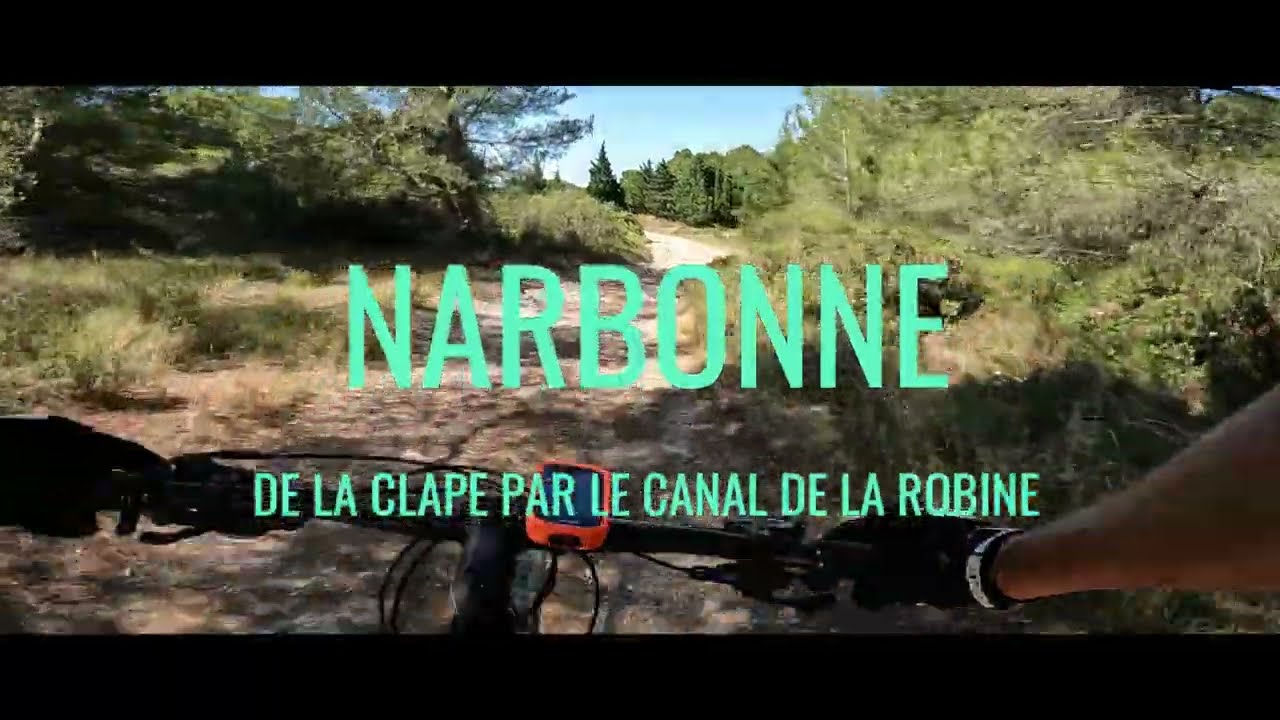 Narbonne, de La Clape par le canal de La Robine à VTT.