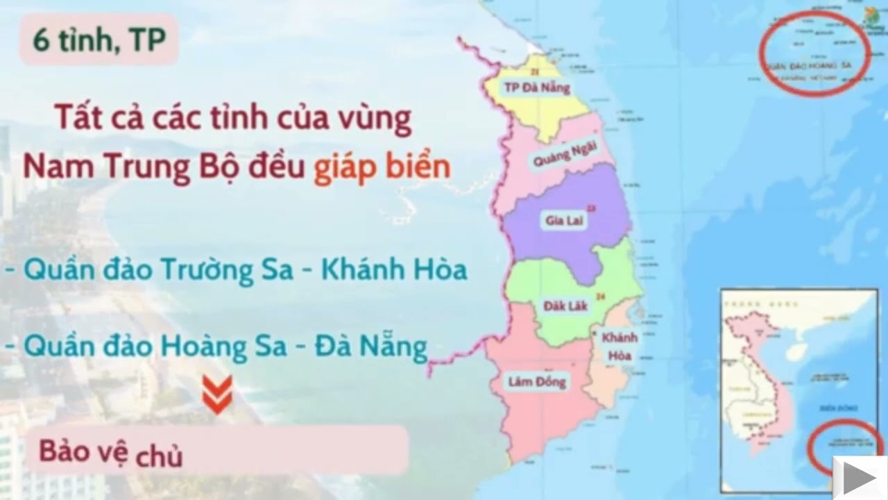 Khối 12 Môn Địa lí Phát triển kinh tế xa hội ở Nam Trung Bộ Hứa Thị Hạnh