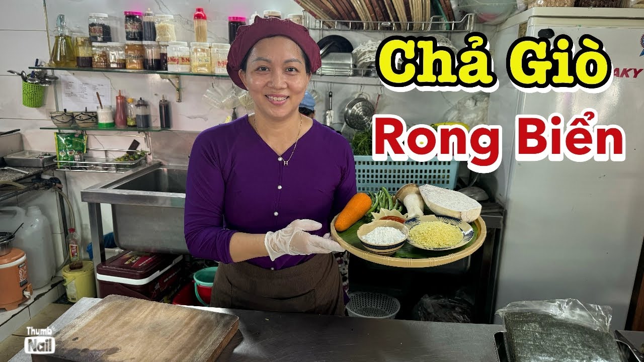 Cách Làm Chả Giò Rong Biển Ngon tập 1 (How to Make Delicious Seaweed Spring Rolls Episode 1)