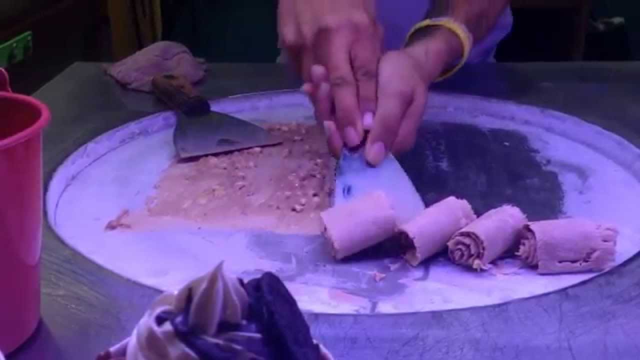 How to make fried ice cream - Made in Thailand