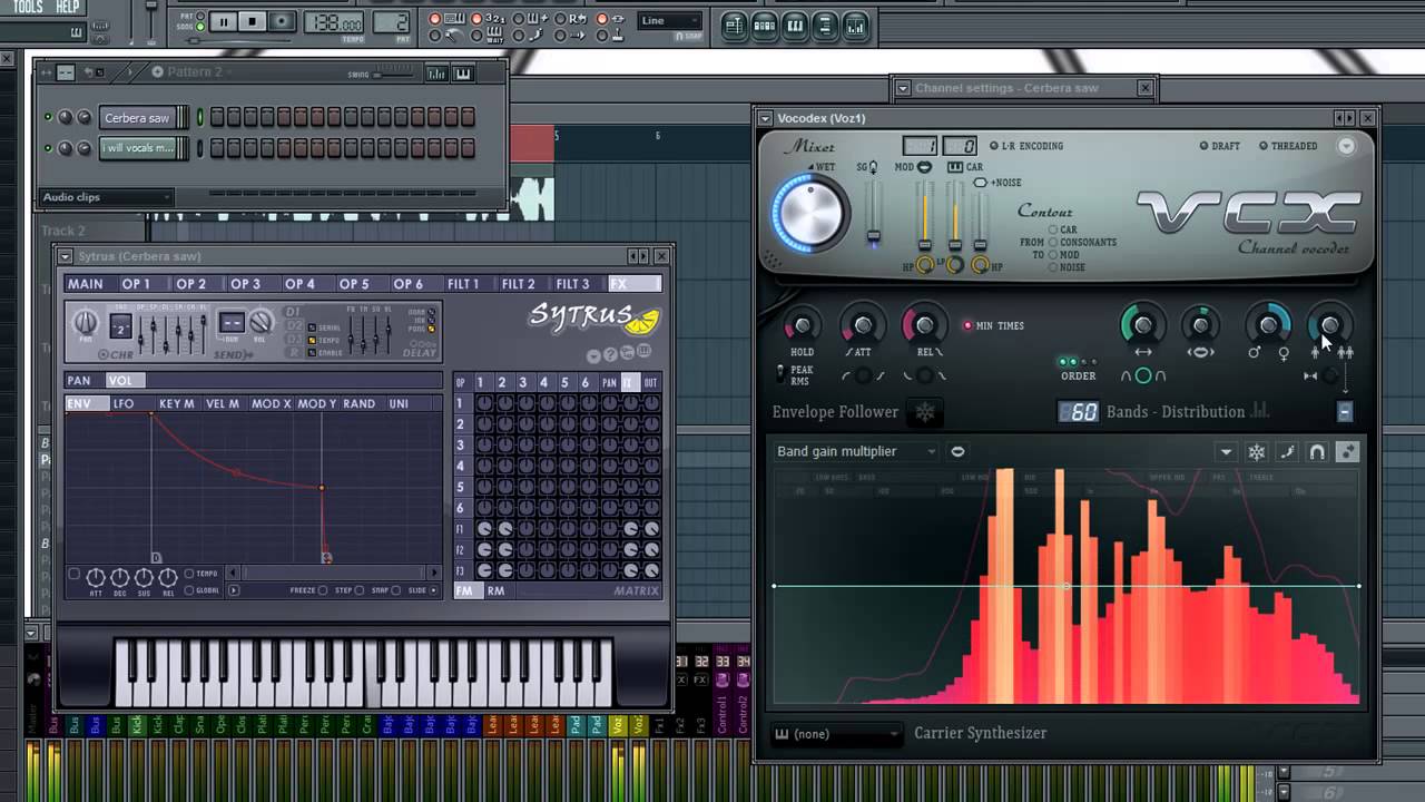 FL Studio Tutorial: Vocodex (Como hacer voz de robot)