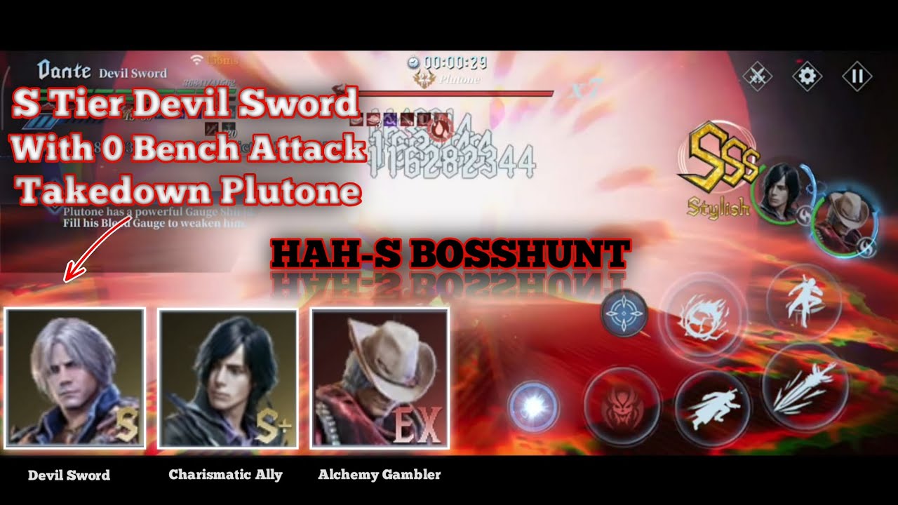 HAH-S Boss Hunt: Plutone Deleted with S-Rank DS (Zero Bench) | S+ CA , EX AG Lineup