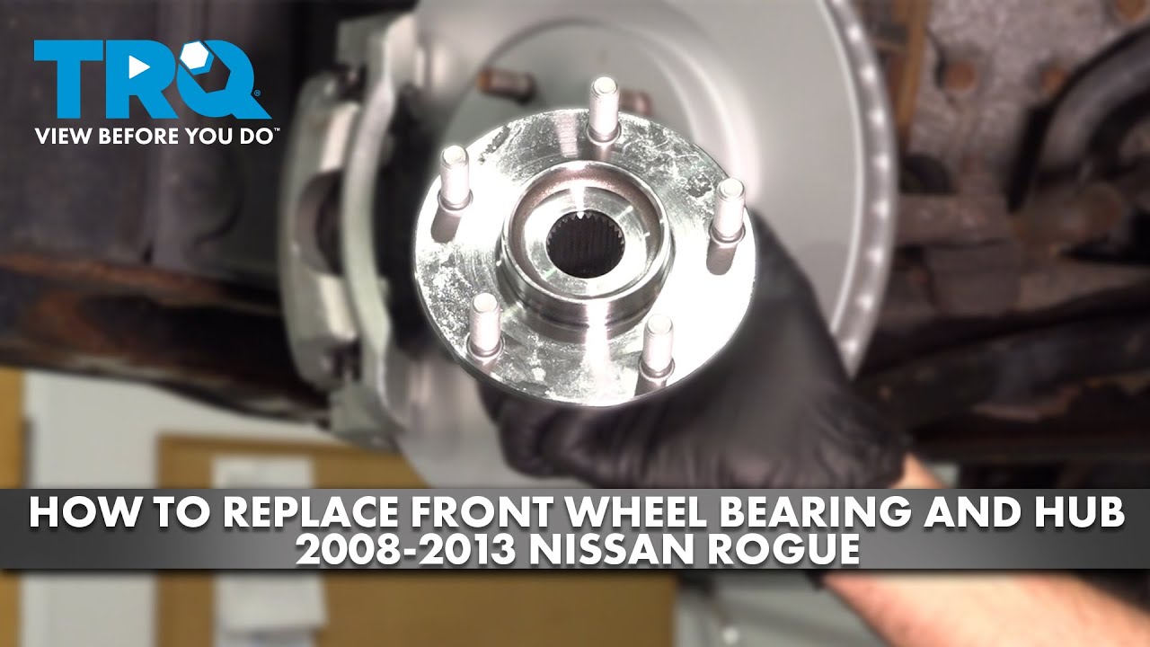 Как заменить передний ступичный подшипник и ступицу на Nissan Rogue 2008-2013