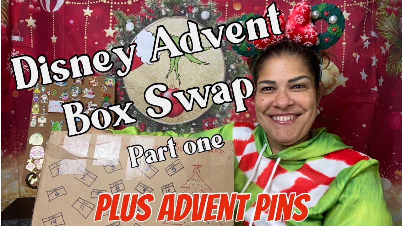 Disney Advent Box Swap and Disney Advent Pin Unboxing