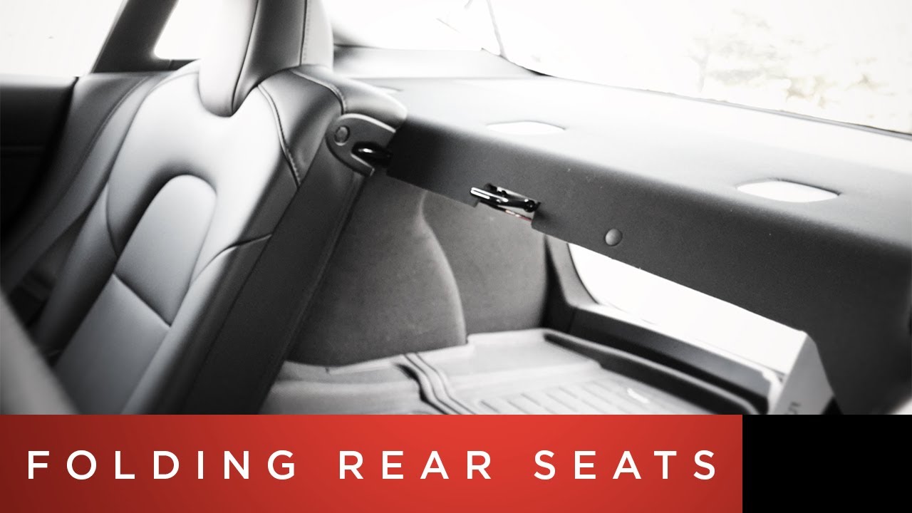 Tesla Model 3 Quick Video | Folding The Rear Seats