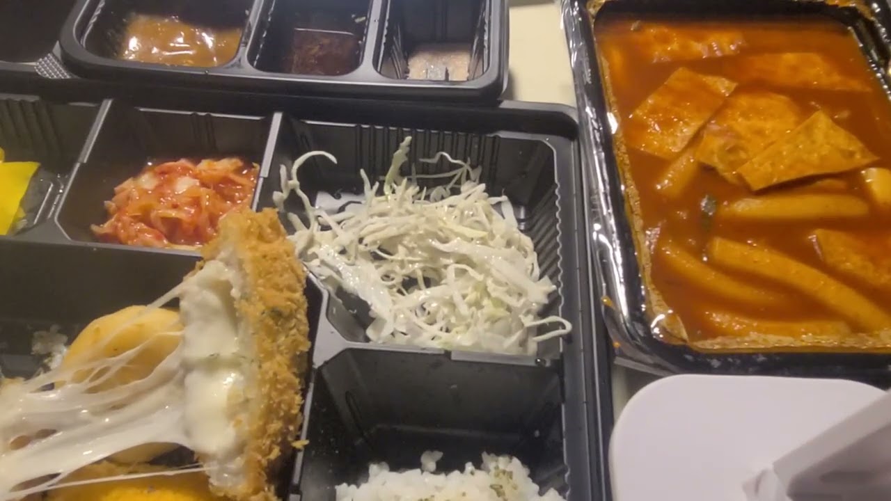 [1인칭쩝쩝먹방] 치즈돈까스와 떡볶이는 ♡입니다