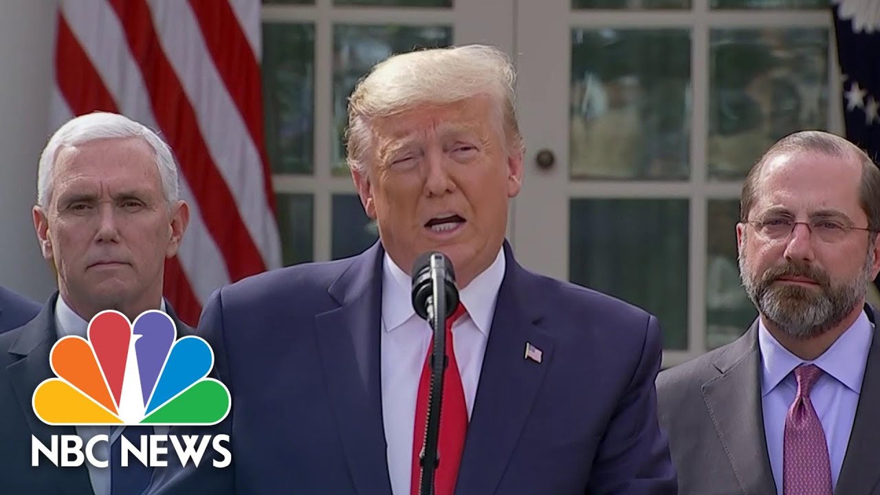 Trump Declares A National Emergency Over The Coronavirus Outbreak | NBC News