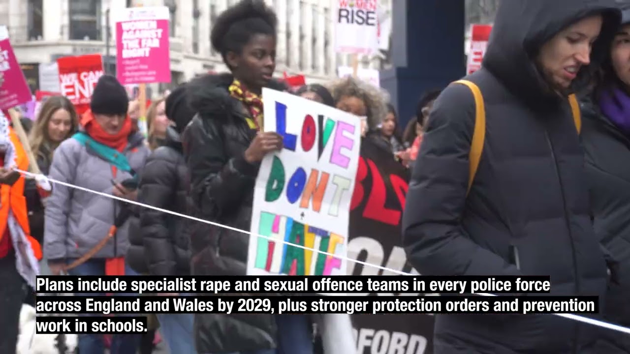 Thousands join 19th annual Million Women Rise march in London