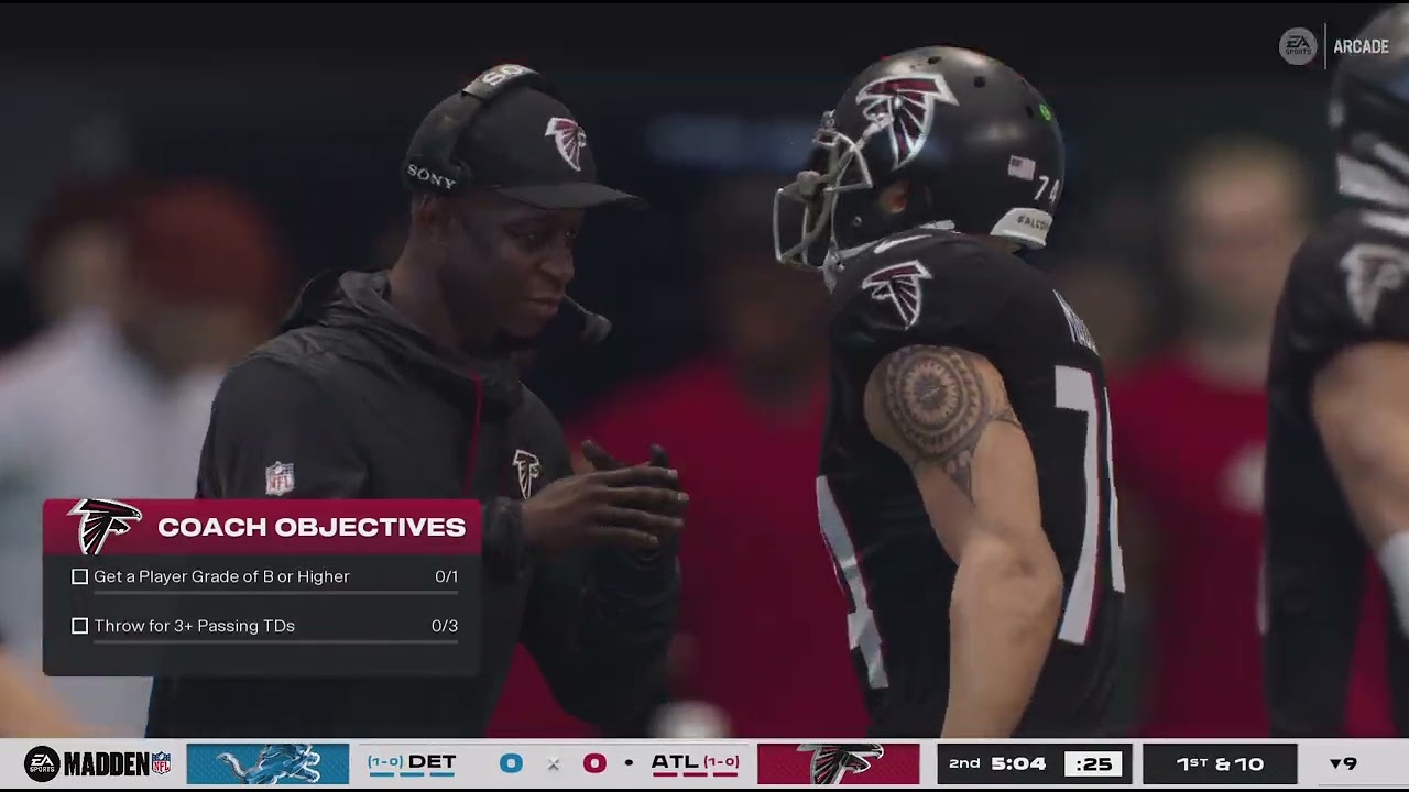 Madden NFL 26 Lions VS Falcons (no commentary PS5)