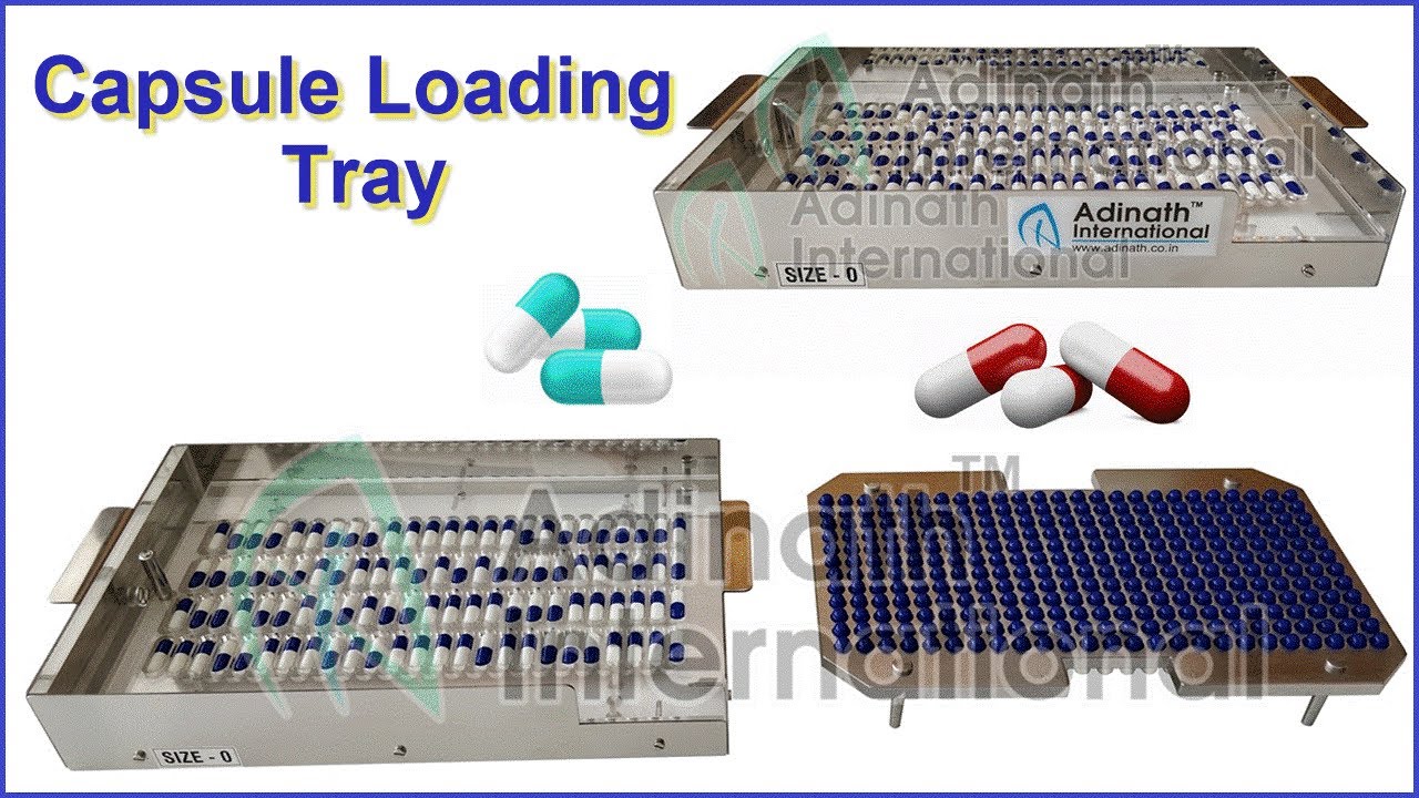 Capsule Loading Tray, Manual Capsule Feeder