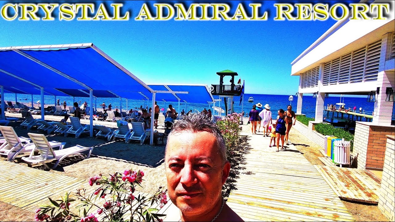 【4K】Crystal Admiral Resort Hotel - Кристал Адмирал  Swimming pool , Aquapark , Beach