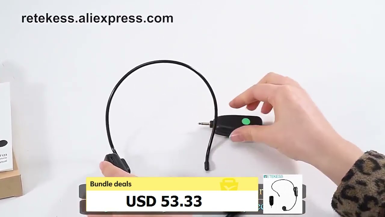 Retekess TT123 Review: Best Head-Mounted Wireless Mic for Teaching & Tours? | $53.33 Deal