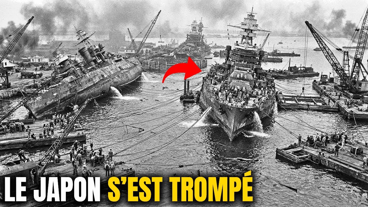 Le Japon Pensait Pearl Harbor Détruit — Jusqu’À Ce Que Les Équipes US Le Réparent En Temps Record