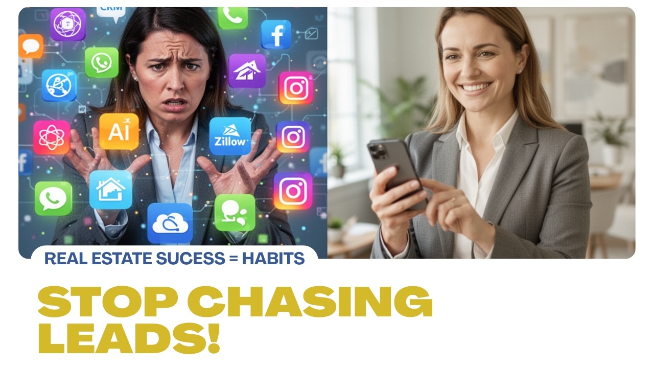 Stop Chasing Leads! 4 Habits That Make Real Estate Agents Successful