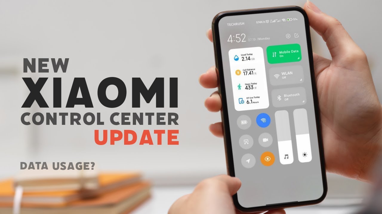 Xiaomi New Control Center Update | Data Usage in MIUI  13 Control Center
