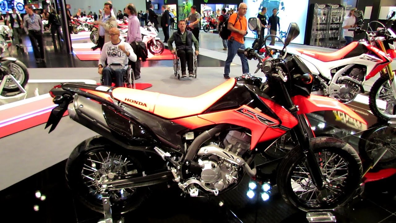 2014 Honda CRF250M Walkaround - 2013 EICMA Milan Motorcycle Exibition