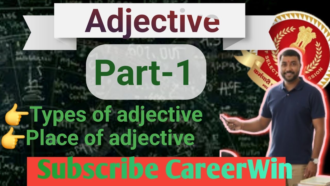 Adjectives in english grammar/ its types/ types of adjective/ Place of adjective 